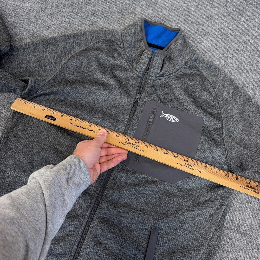 AFTCO Horizon Weatherproof Full Zip Jacket Mens Large Outdoor Fleece Fishing - Picture 6 of 10